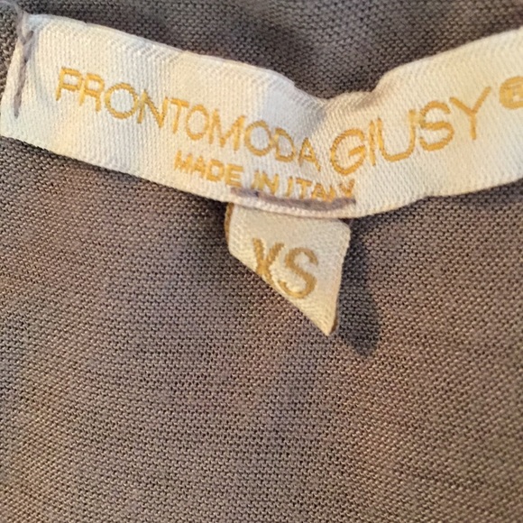 Silk Layered Taupe Dress - Picture 5 of 5